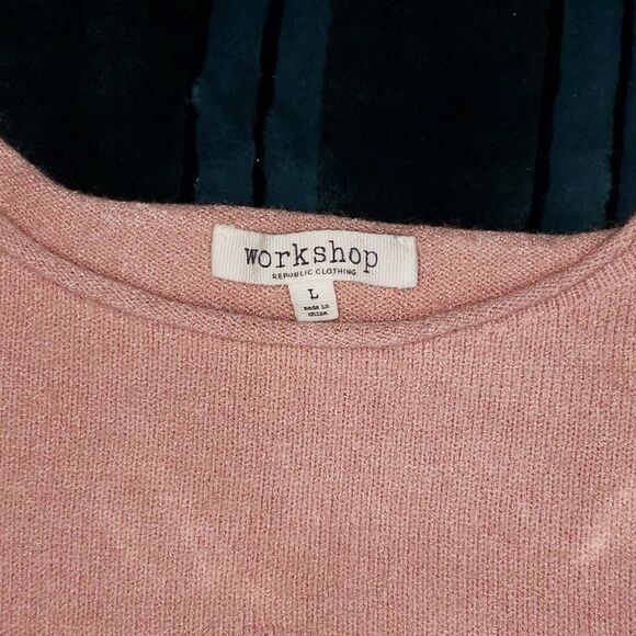 Workshop L Dusty Pink Sweatshirt - Picture 6 of 6
